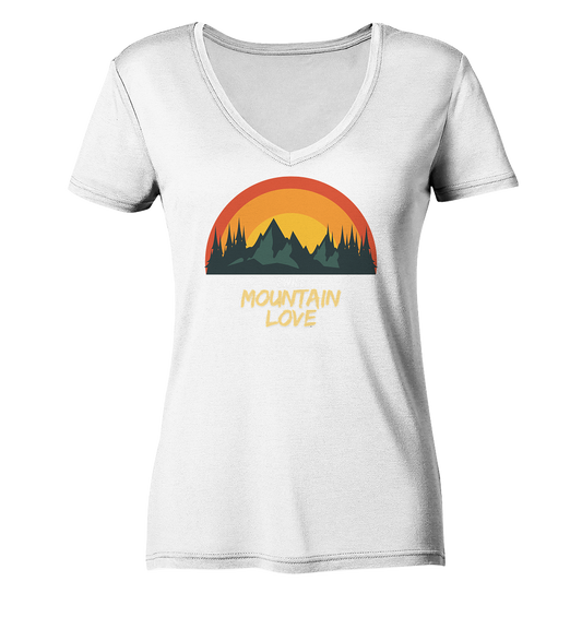 Mountain Love - Ladies V-Neck Shirt