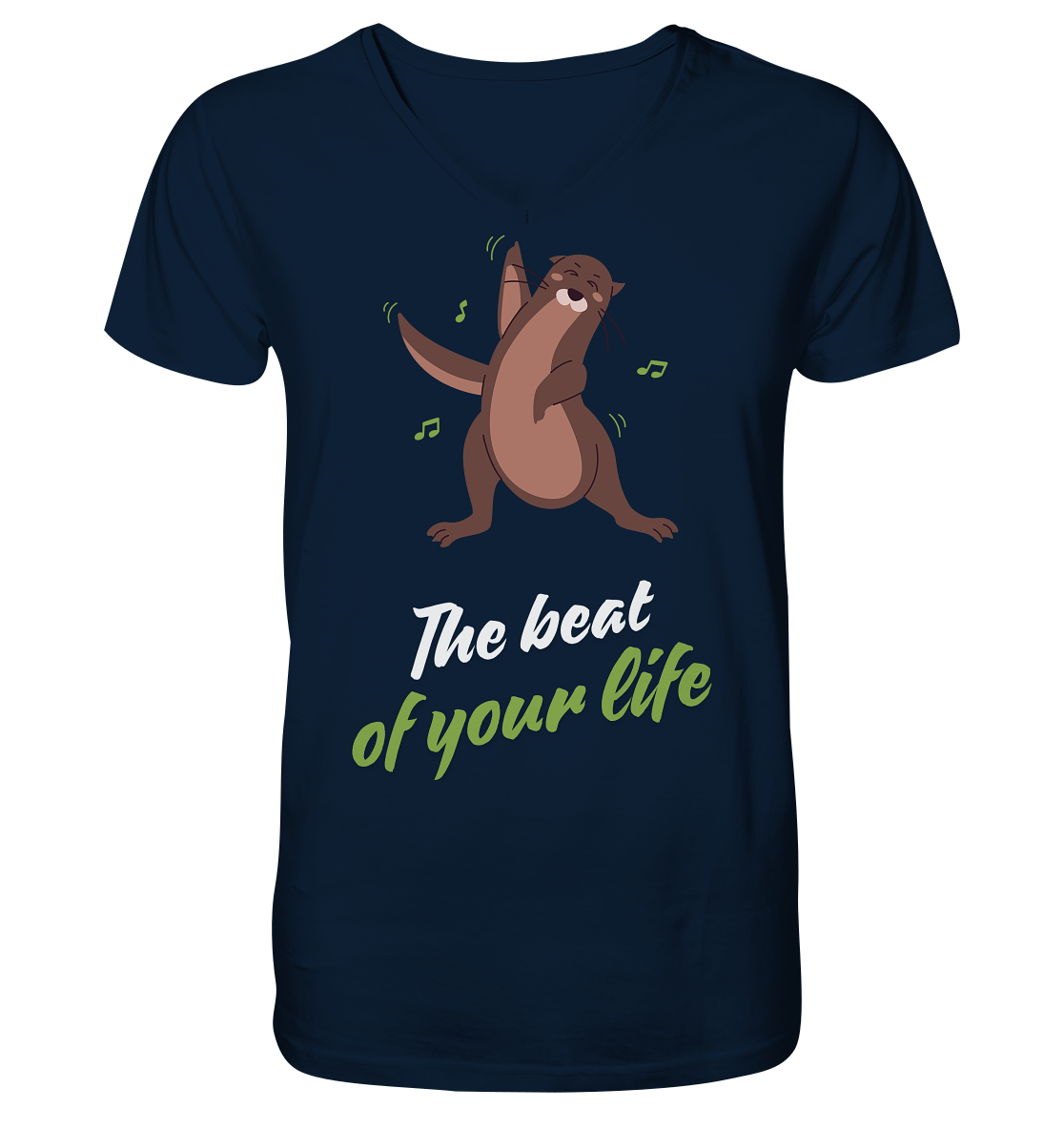 Otter - Mens Organic V-Neck Shirt