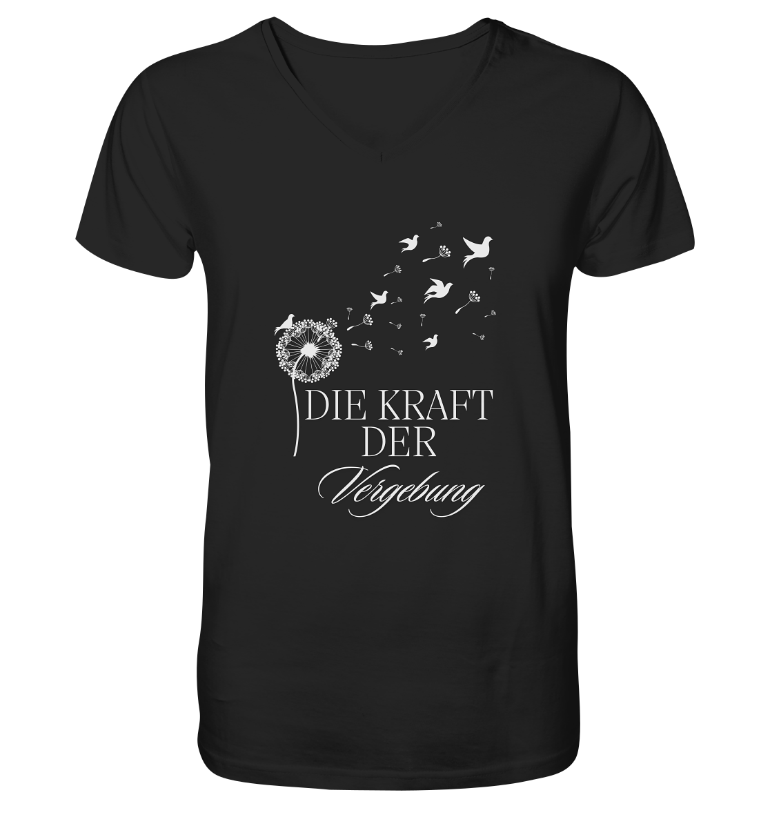 Die Kraft der Vergebung - Mens Organic V-Neck Shirt
