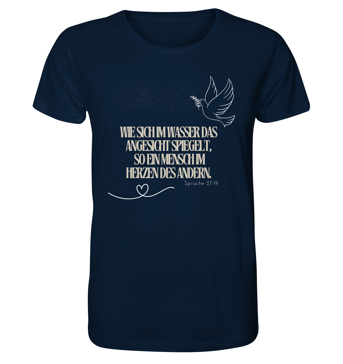 Im Herzen des anderen spiegeln - Organic Shirt