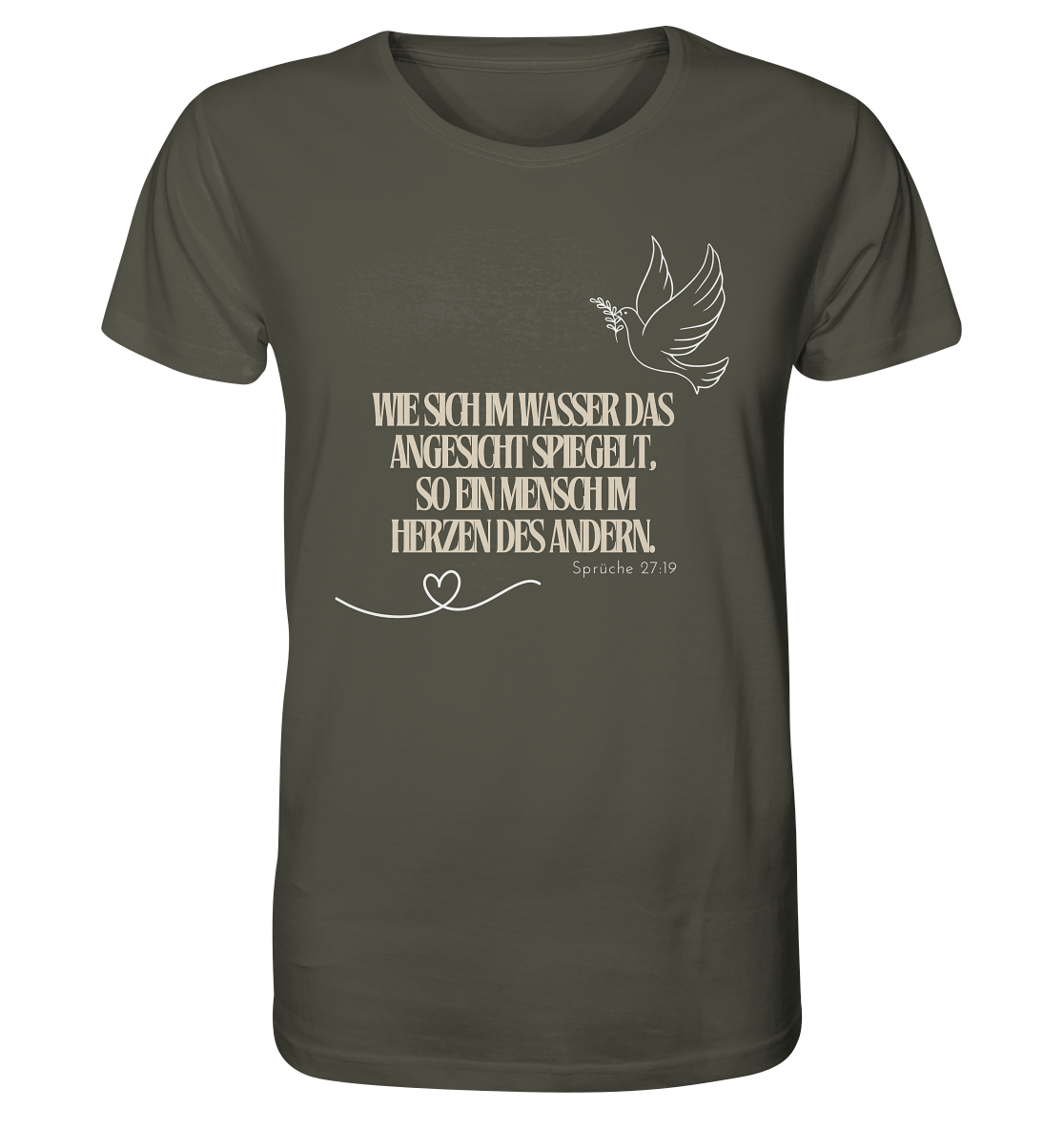 Im Herzen des anderen spiegeln - Organic Shirt