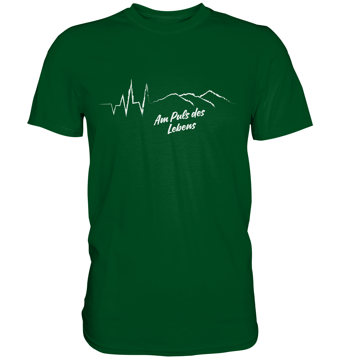 Am Puls des Lebens Berge - Premium Shirt