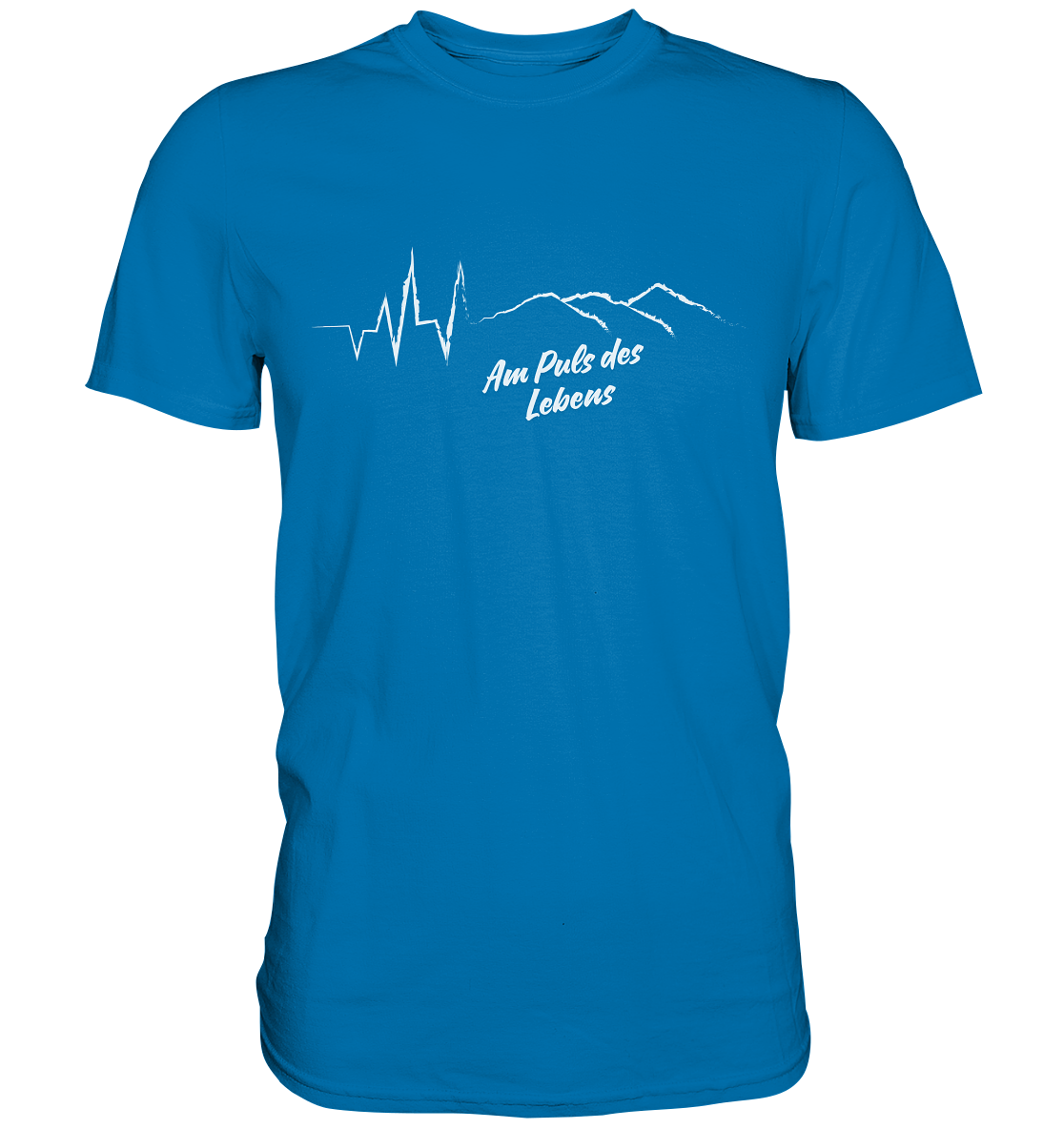 Am Puls des Lebens Berge - Premium Shirt