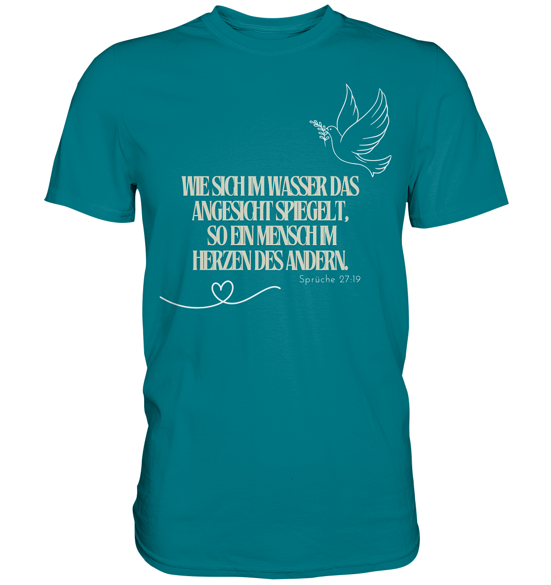 Im Herzen des anderen spiegeln - Premium Shirt