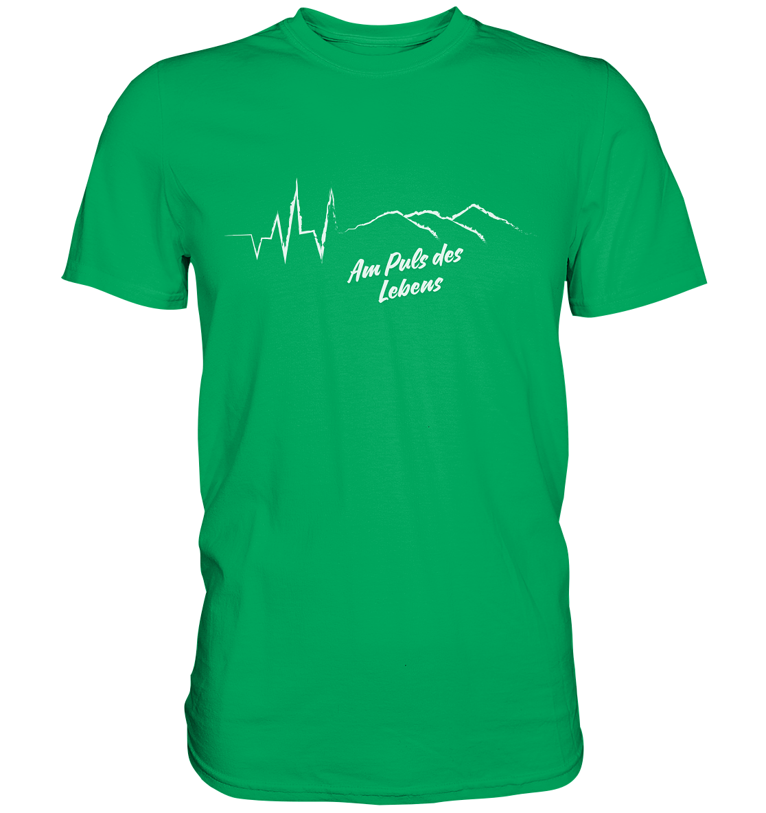Am Puls des Lebens Berge - Premium Shirt