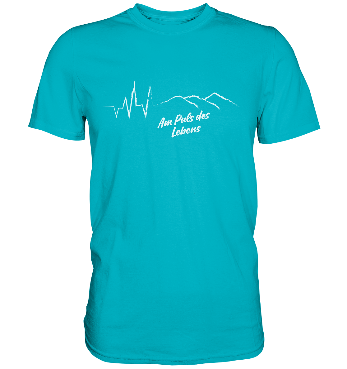Am Puls des Lebens Berge - Premium Shirt