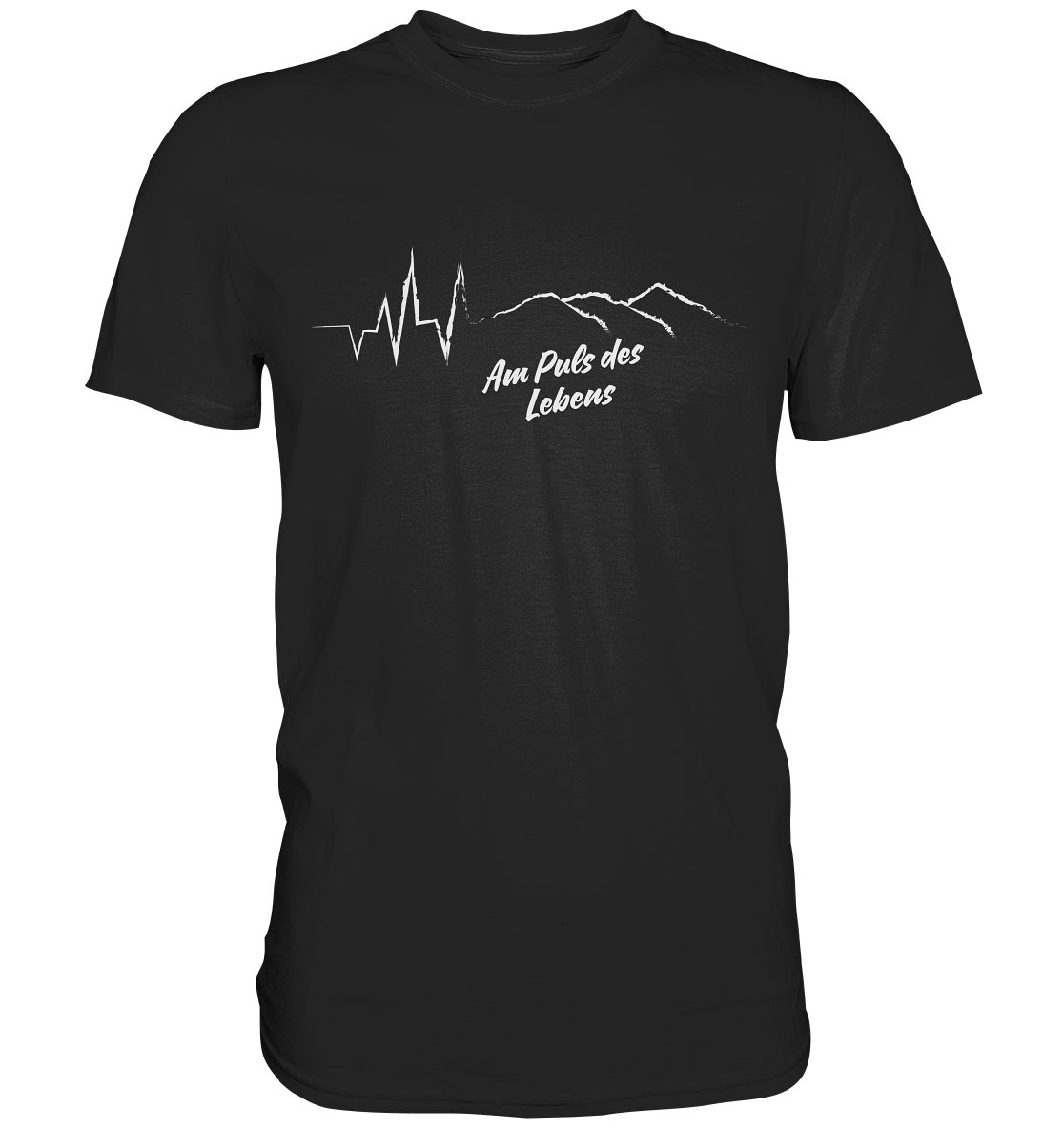 Am Puls des Lebens Berge - Premium Shirt