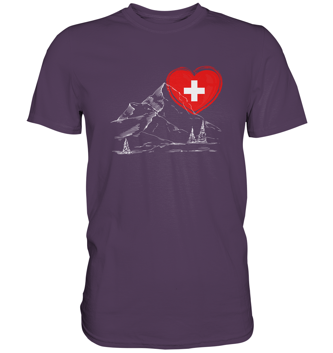 Schweizer Herz - Premium Shirt