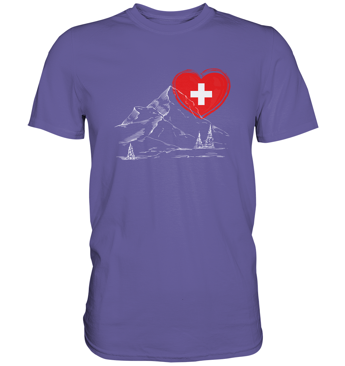 Schweizer Herz - Premium Shirt