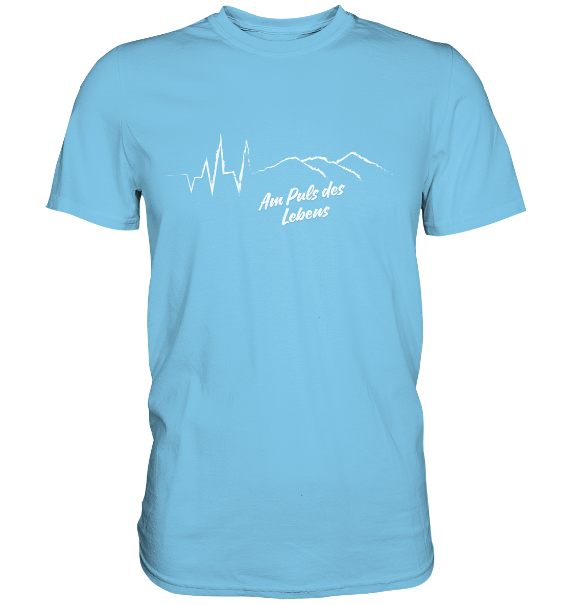 Am Puls des Lebens Berge - Premium Shirt