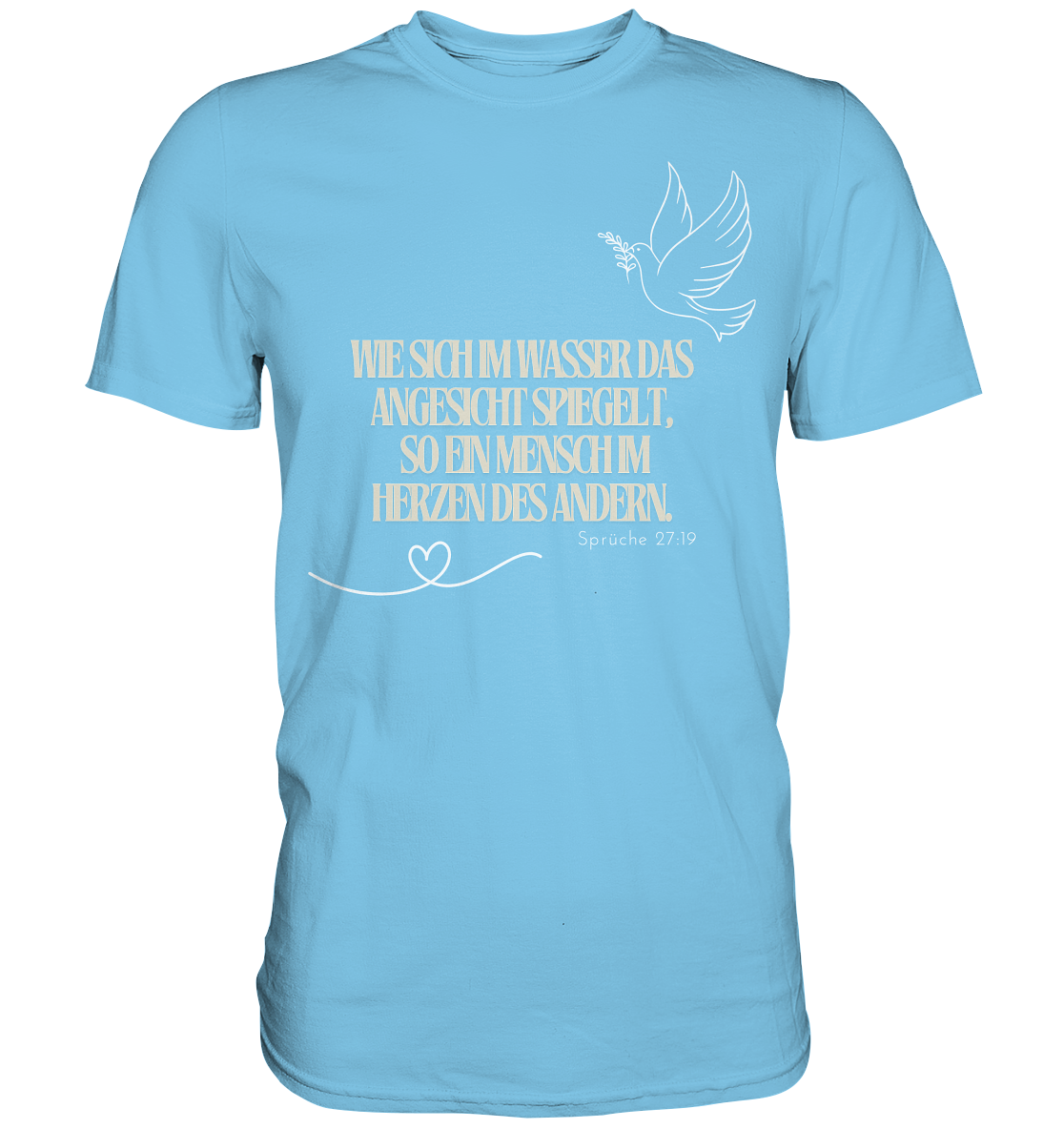 Im Herzen des anderen spiegeln - Premium Shirt