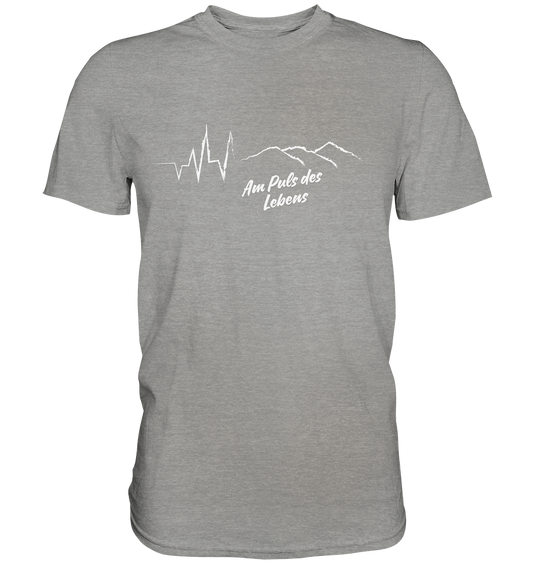 Am Puls des Lebens Berge - Premium Shirt