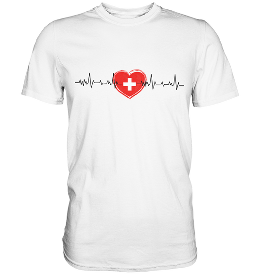 Herzschlag Schweiz - Premium Shirt