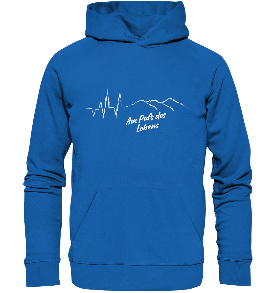 Am Puls des Lebens Berge - Premium Unisex Hoodie