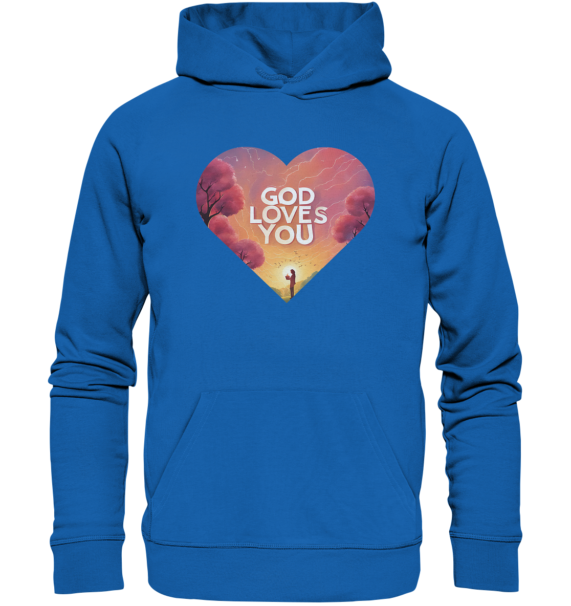 Gott liebt dich - Premium Unisex Hoodie