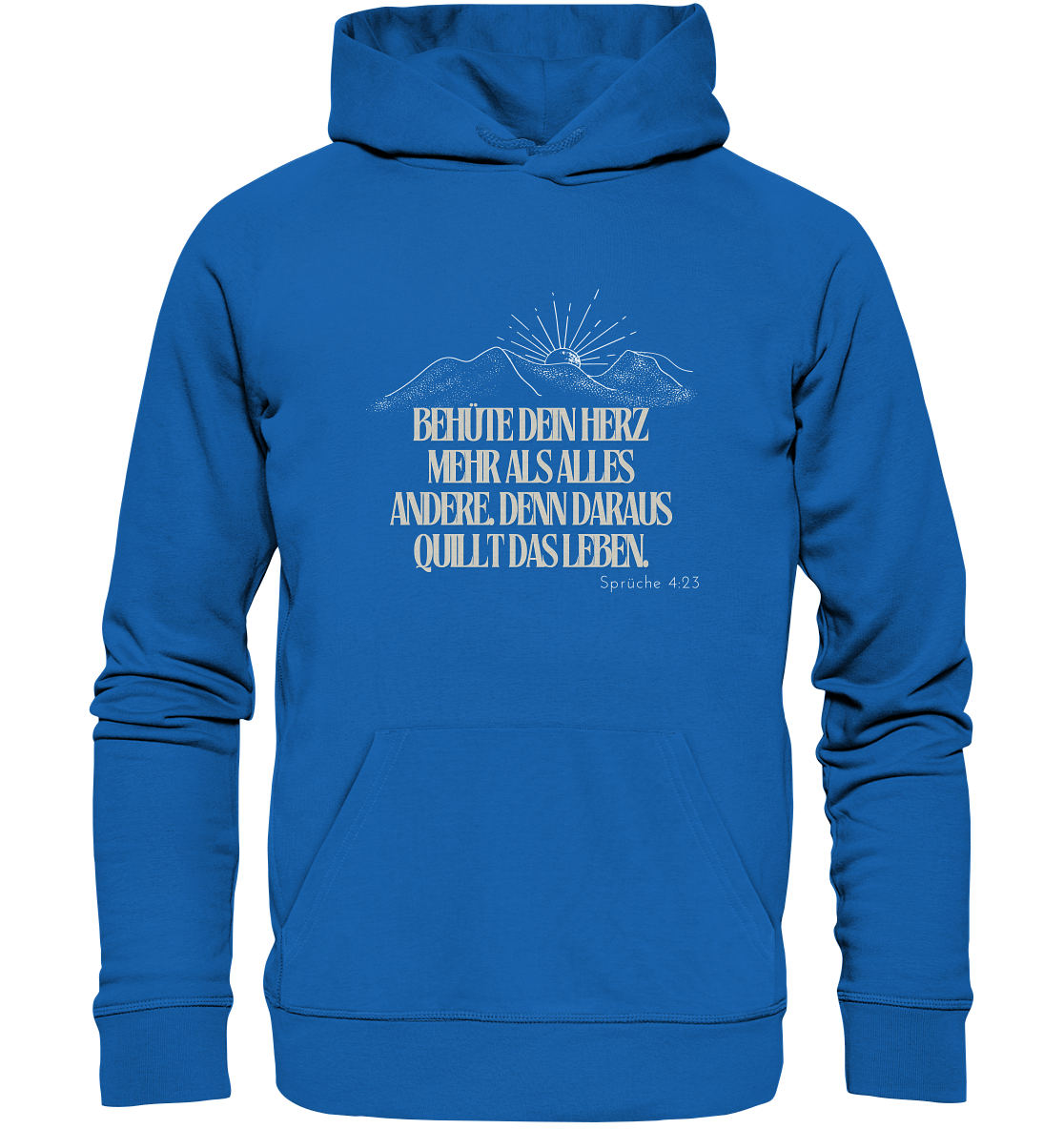 Behüte dein Herz - Premium Unisex Hoodie