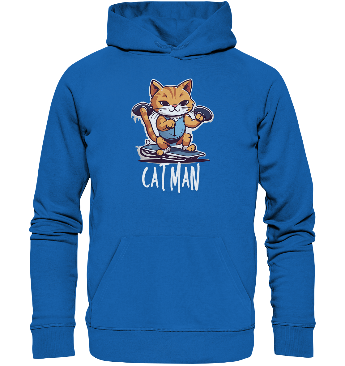 Skater Cat - Premium Unisex Hoodie