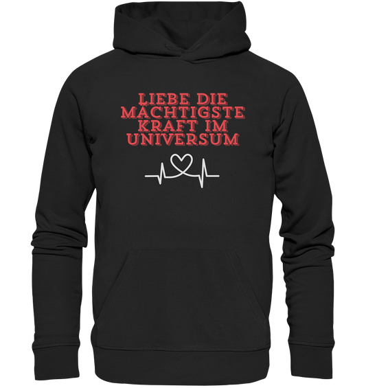 Liebe als Kraft - Premium Unisex Hoodie