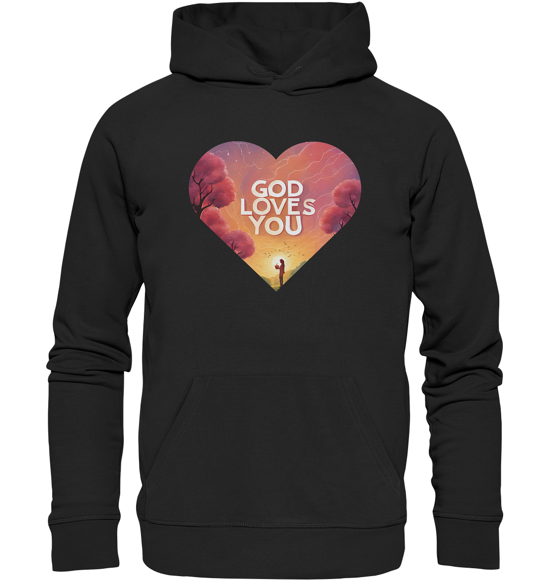 Gott liebt dich - Premium Unisex Hoodie
