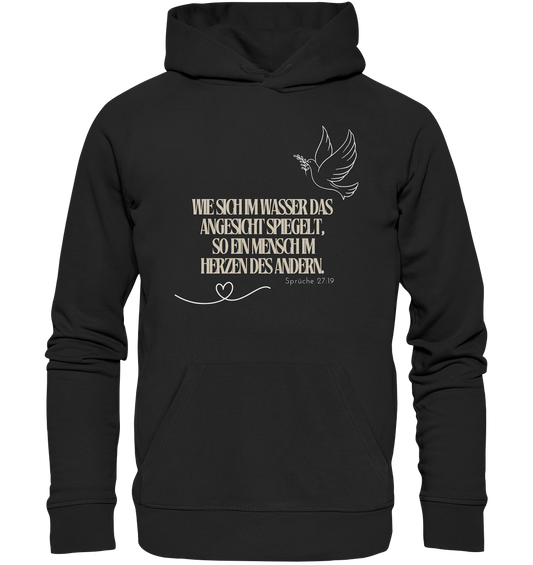 Im Herzen des anderen spiegeln - Premium Unisex Hoodie