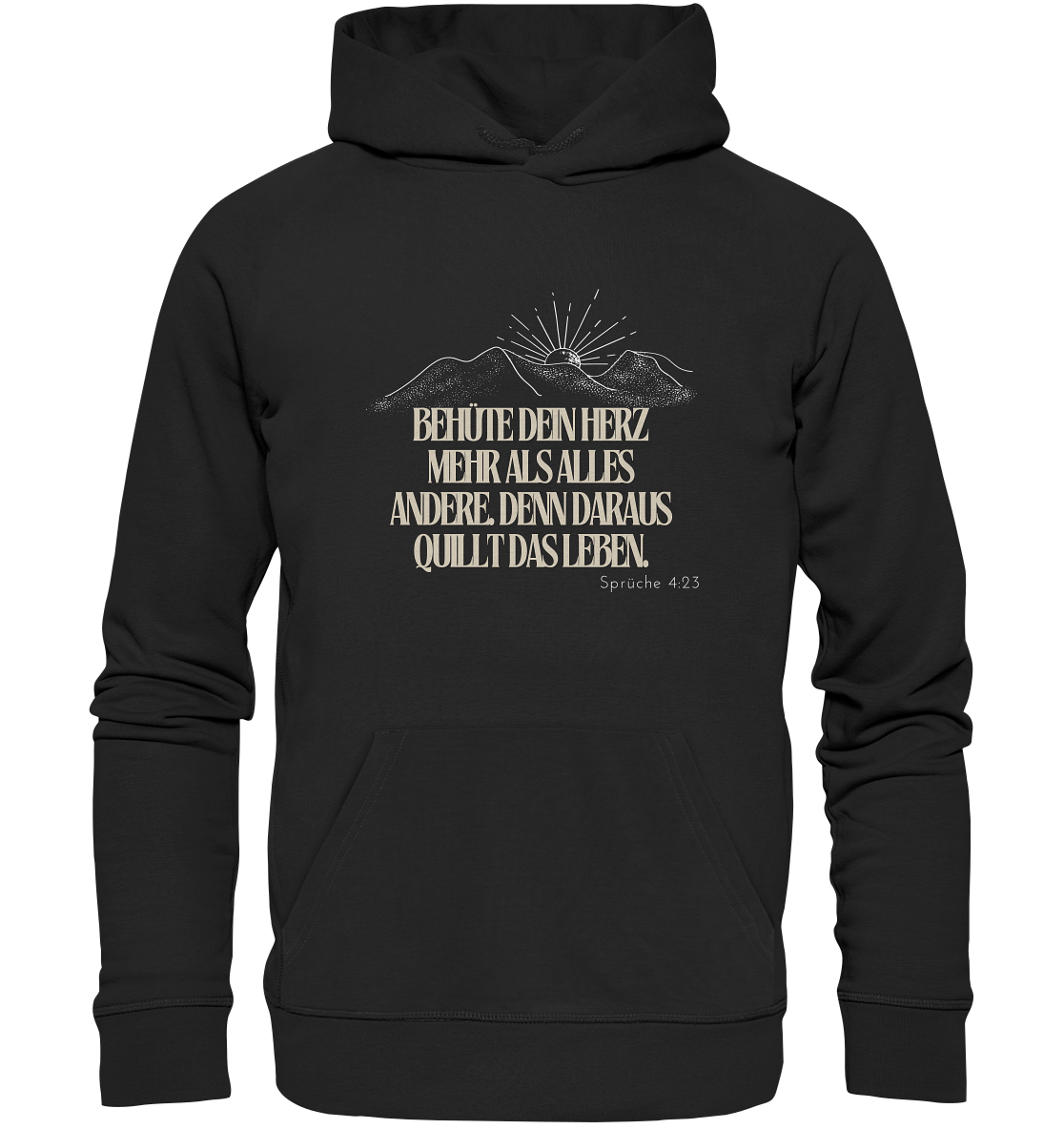 Behüte dein Herz - Premium Unisex Hoodie