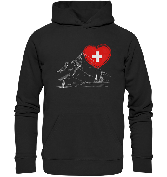 Schweizer Herz - Premium Unisex Hoodie