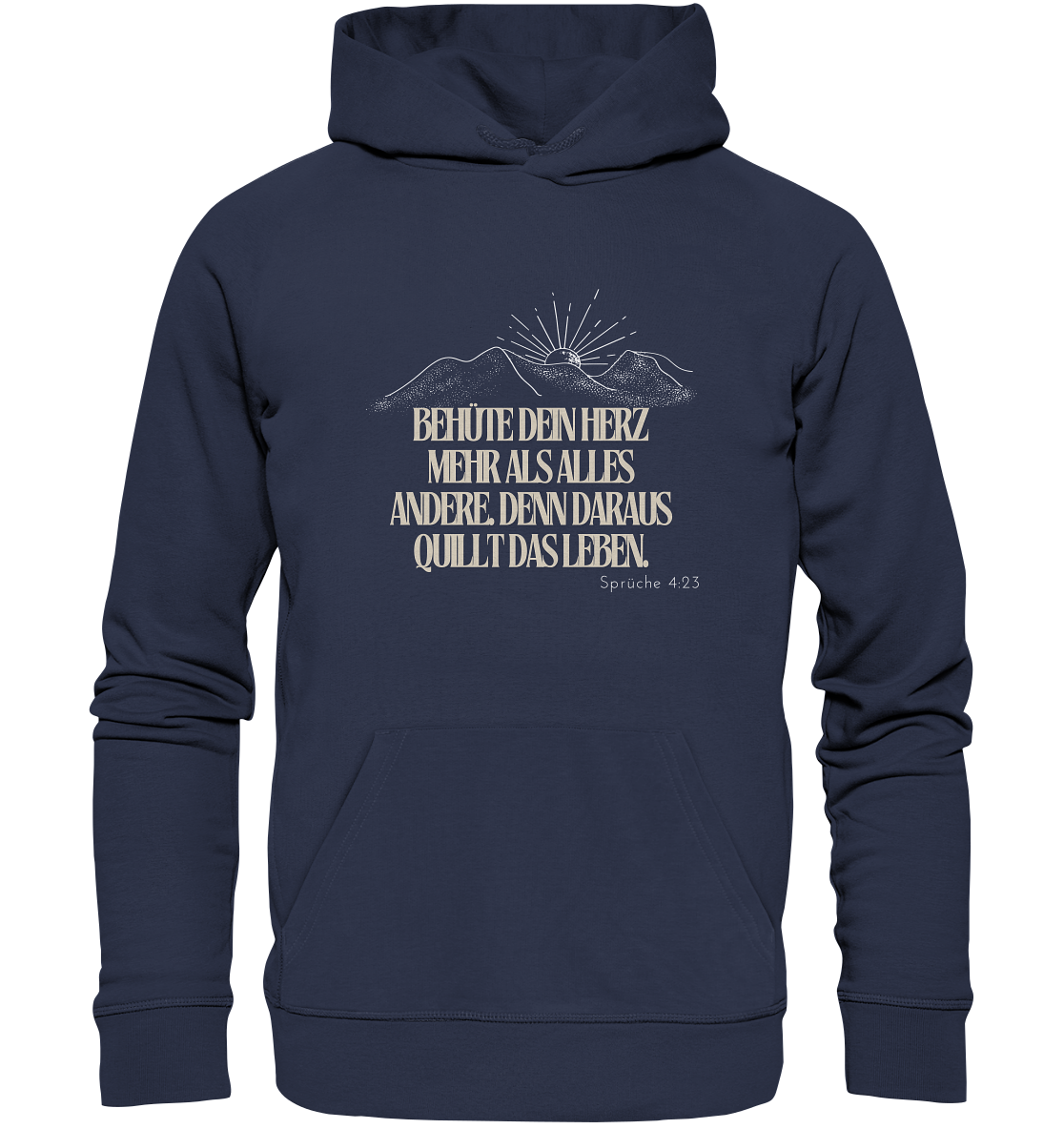 Behüte dein Herz - Premium Unisex Hoodie