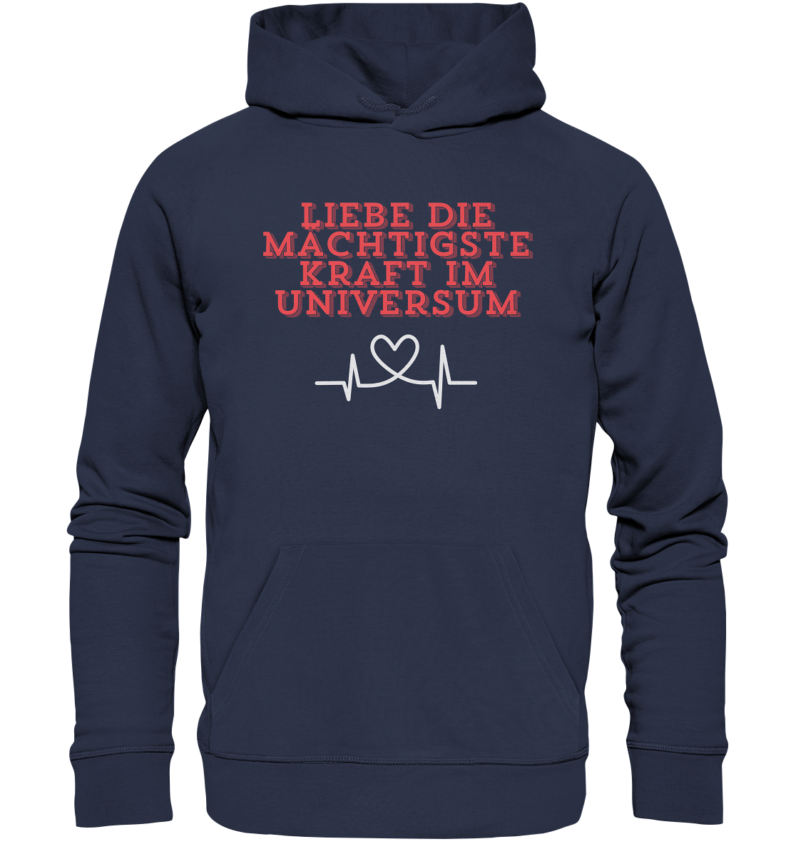 Liebe als Kraft - Premium Unisex Hoodie