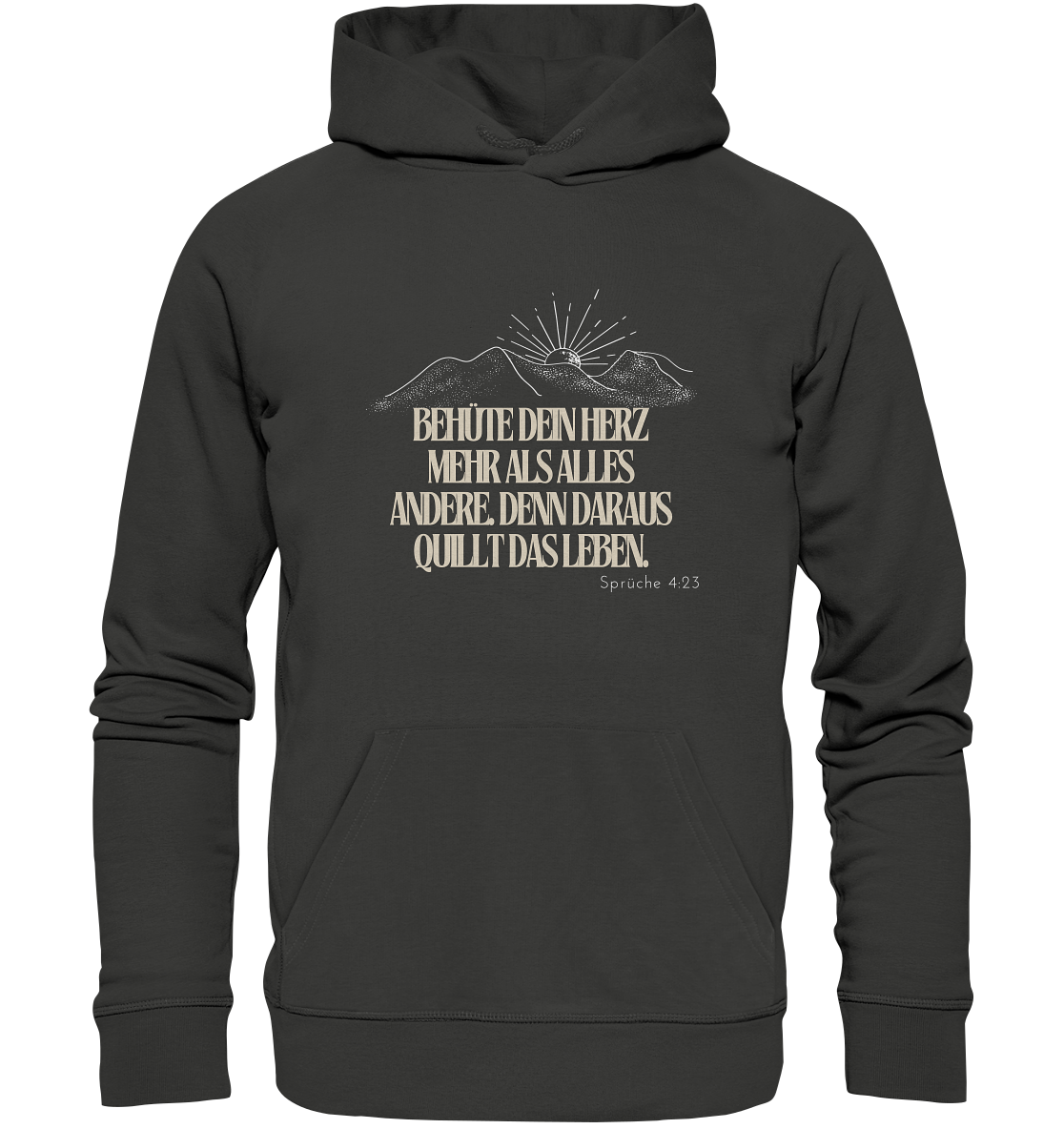 Behüte dein Herz - Premium Unisex Hoodie