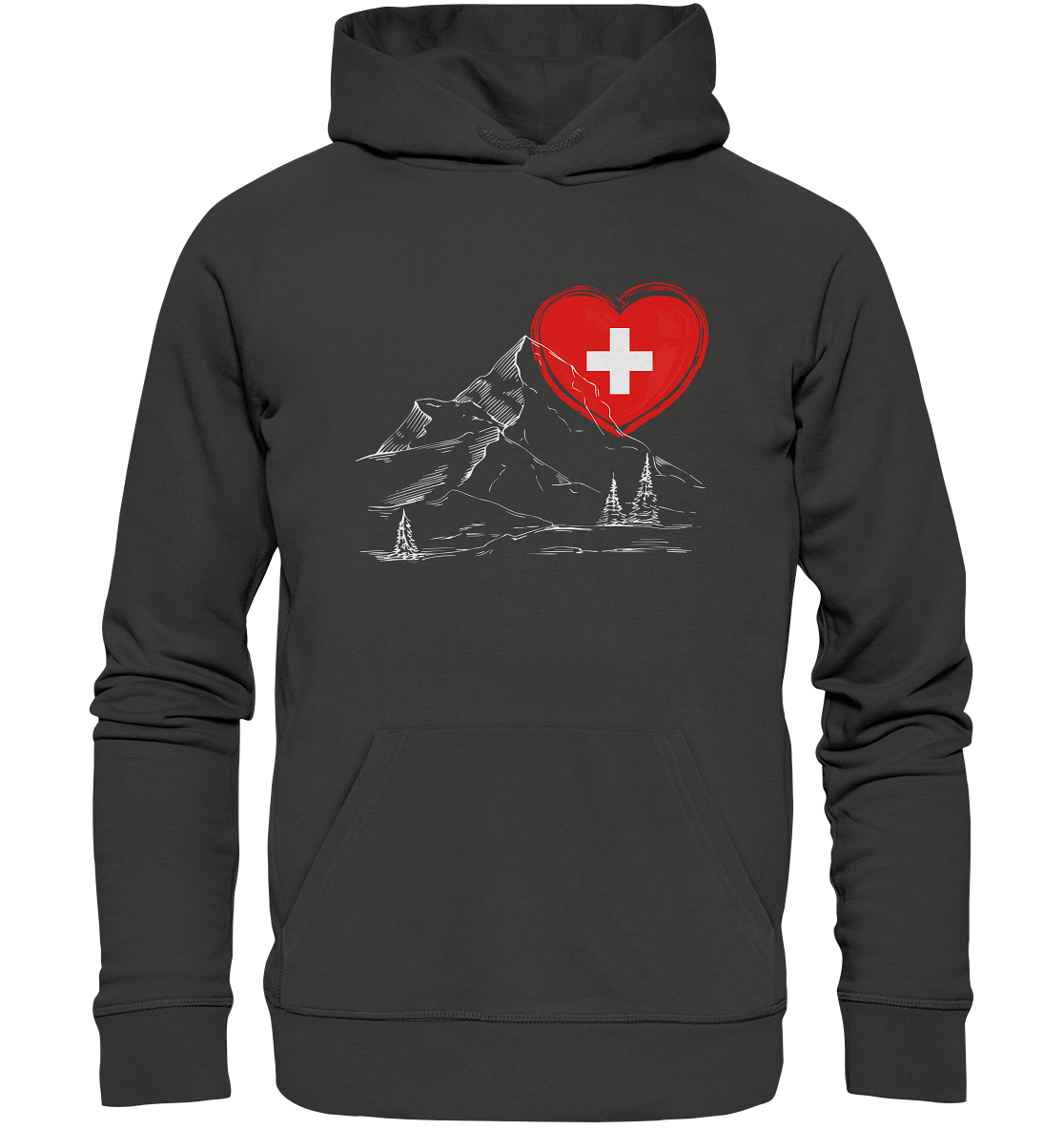 Schweizer Herz - Premium Unisex Hoodie