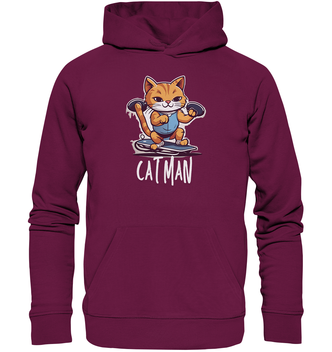 Skater Cat - Premium Unisex Hoodie