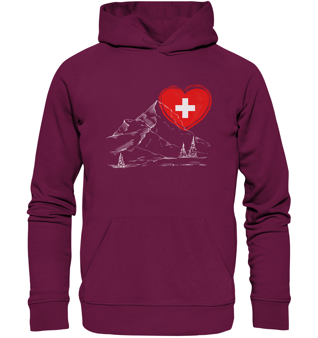 Schweizer Herz - Premium Unisex Hoodie