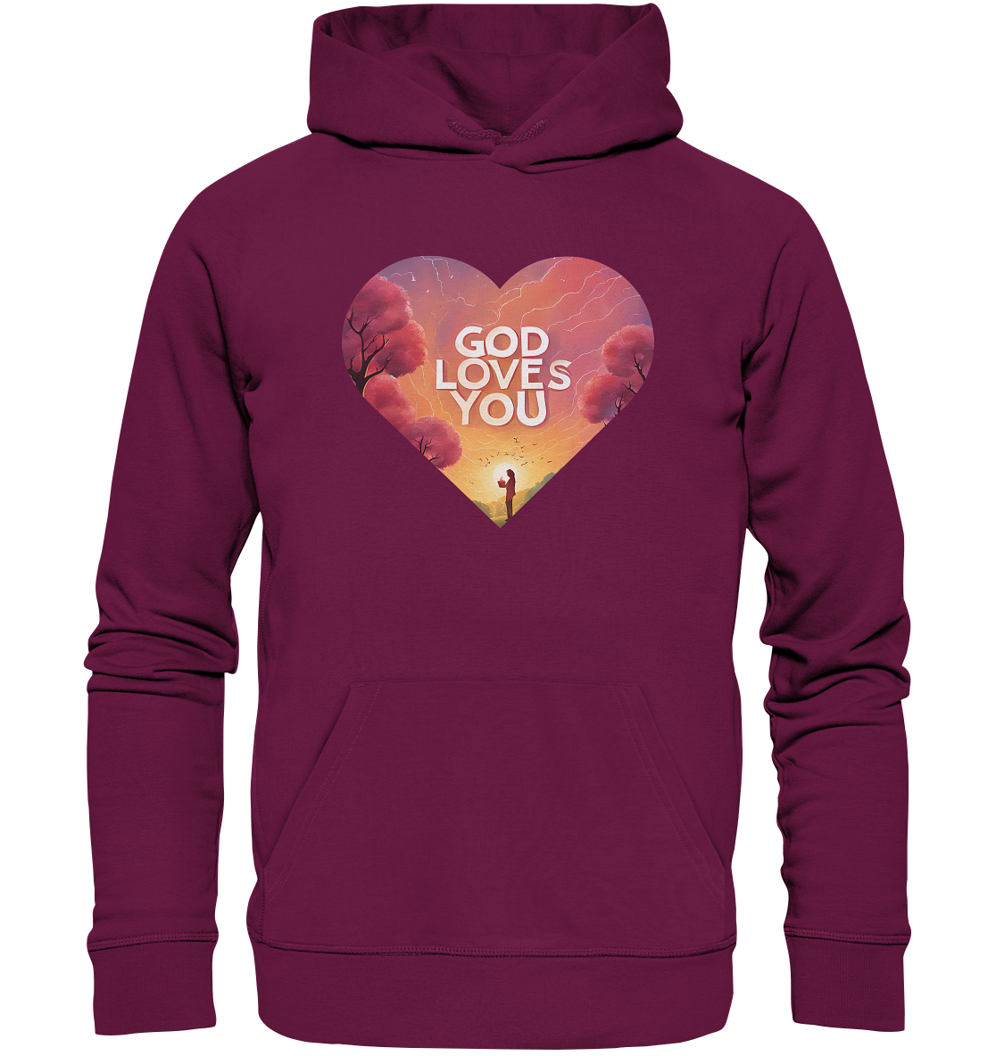 Gott liebt dich - Premium Unisex Hoodie