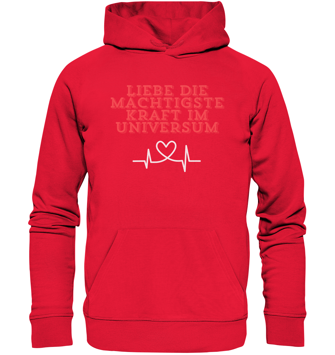 Liebe als Kraft - Premium Unisex Hoodie