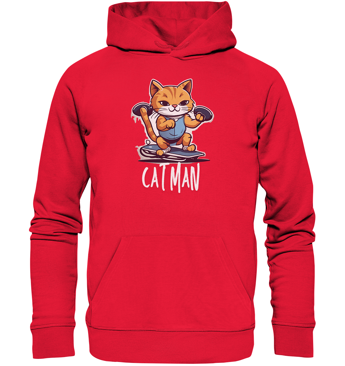 Skater Cat - Premium Unisex Hoodie