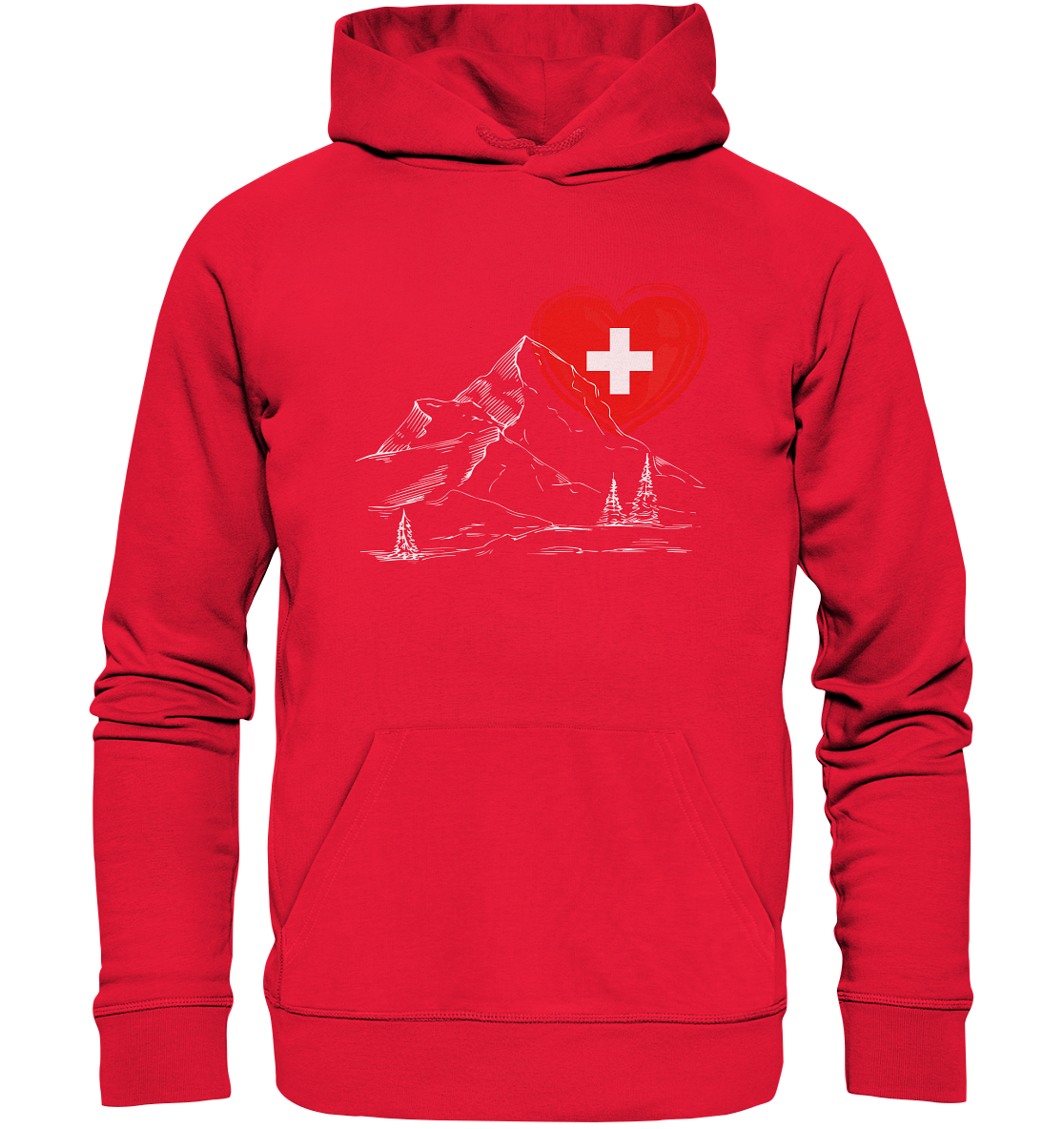 Schweizer Herz - Premium Unisex Hoodie