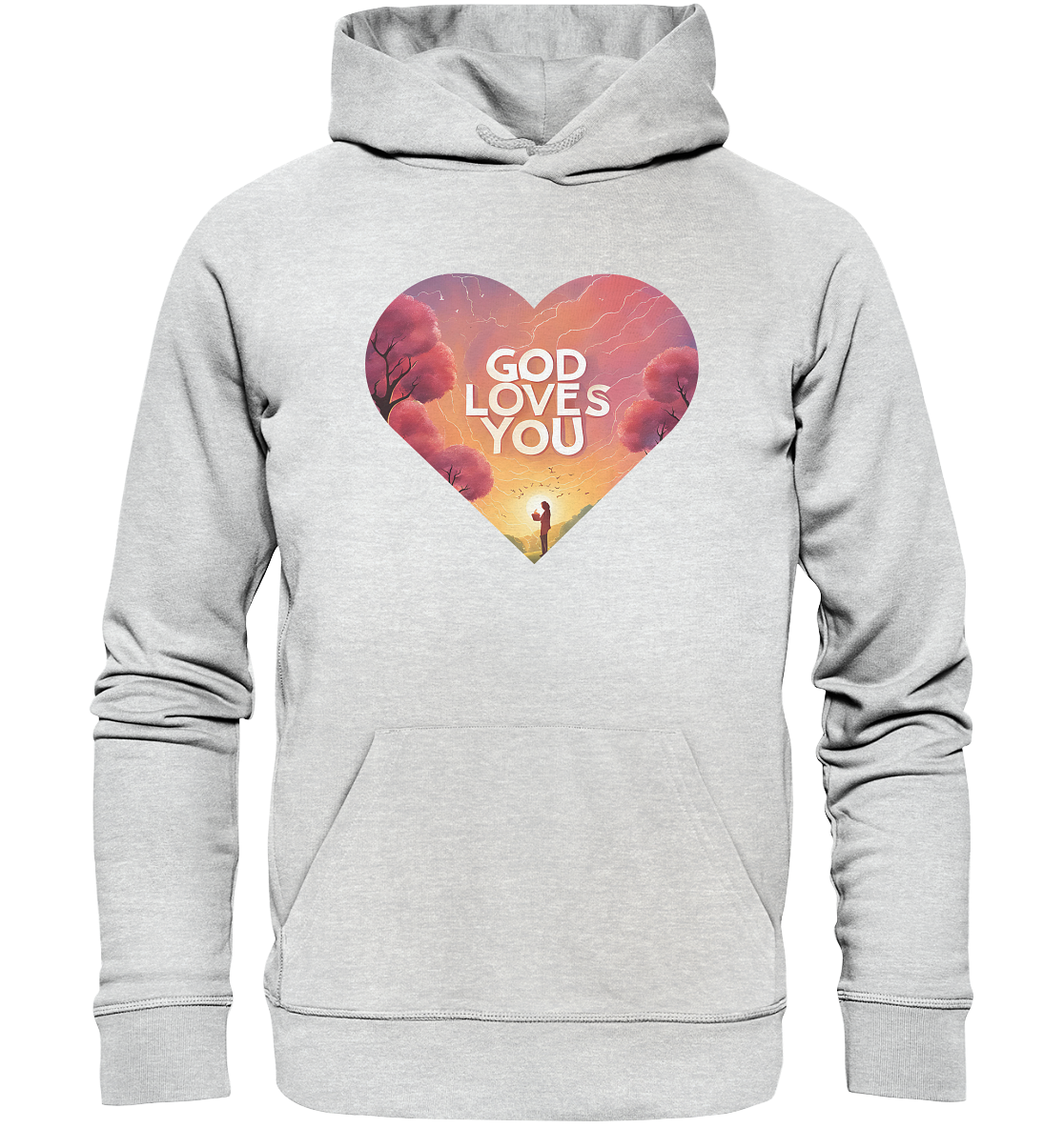 Gott liebt dich - Premium Unisex Hoodie