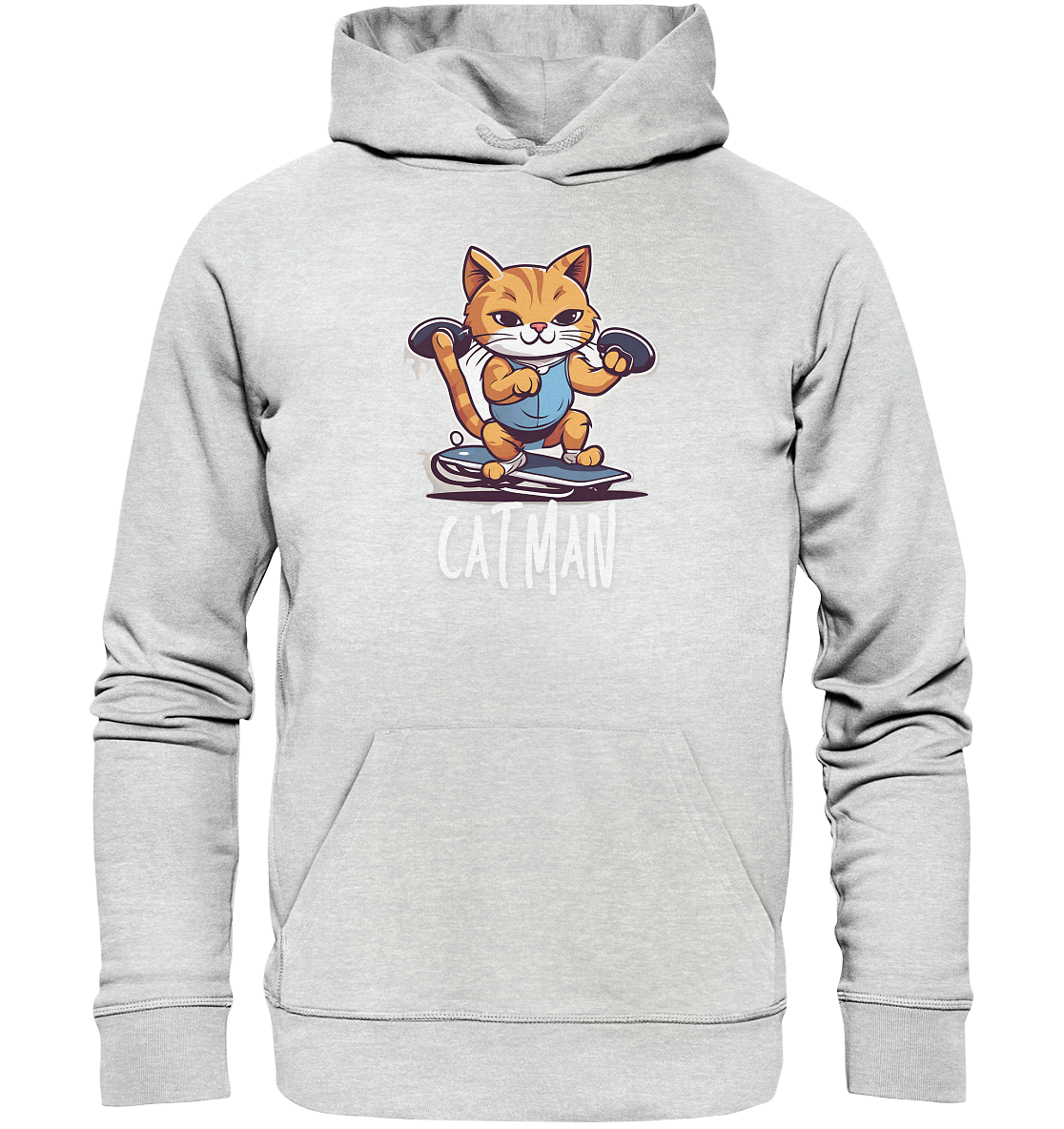 Skater Cat - Premium Unisex Hoodie