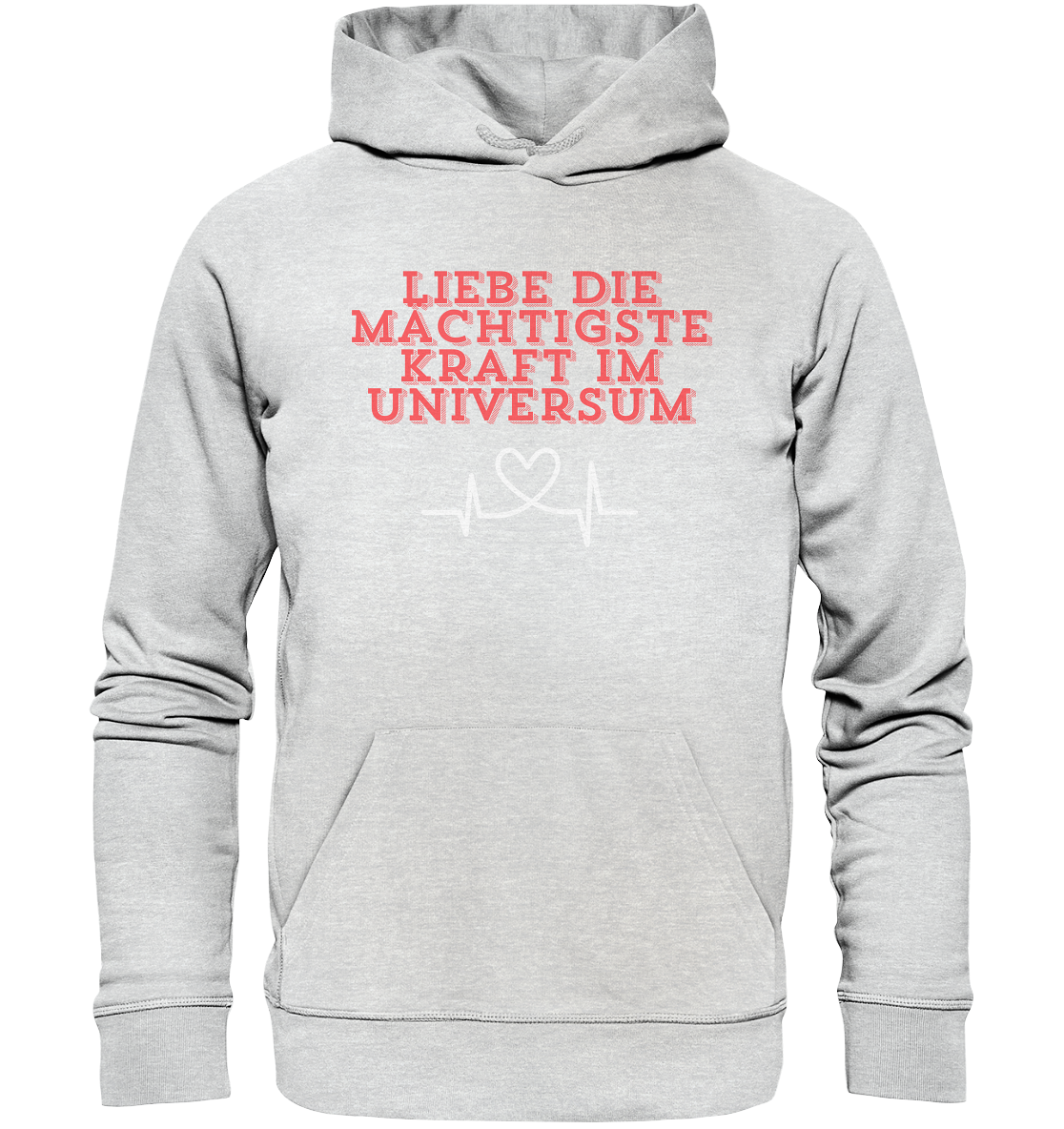 Liebe als Kraft - Premium Unisex Hoodie