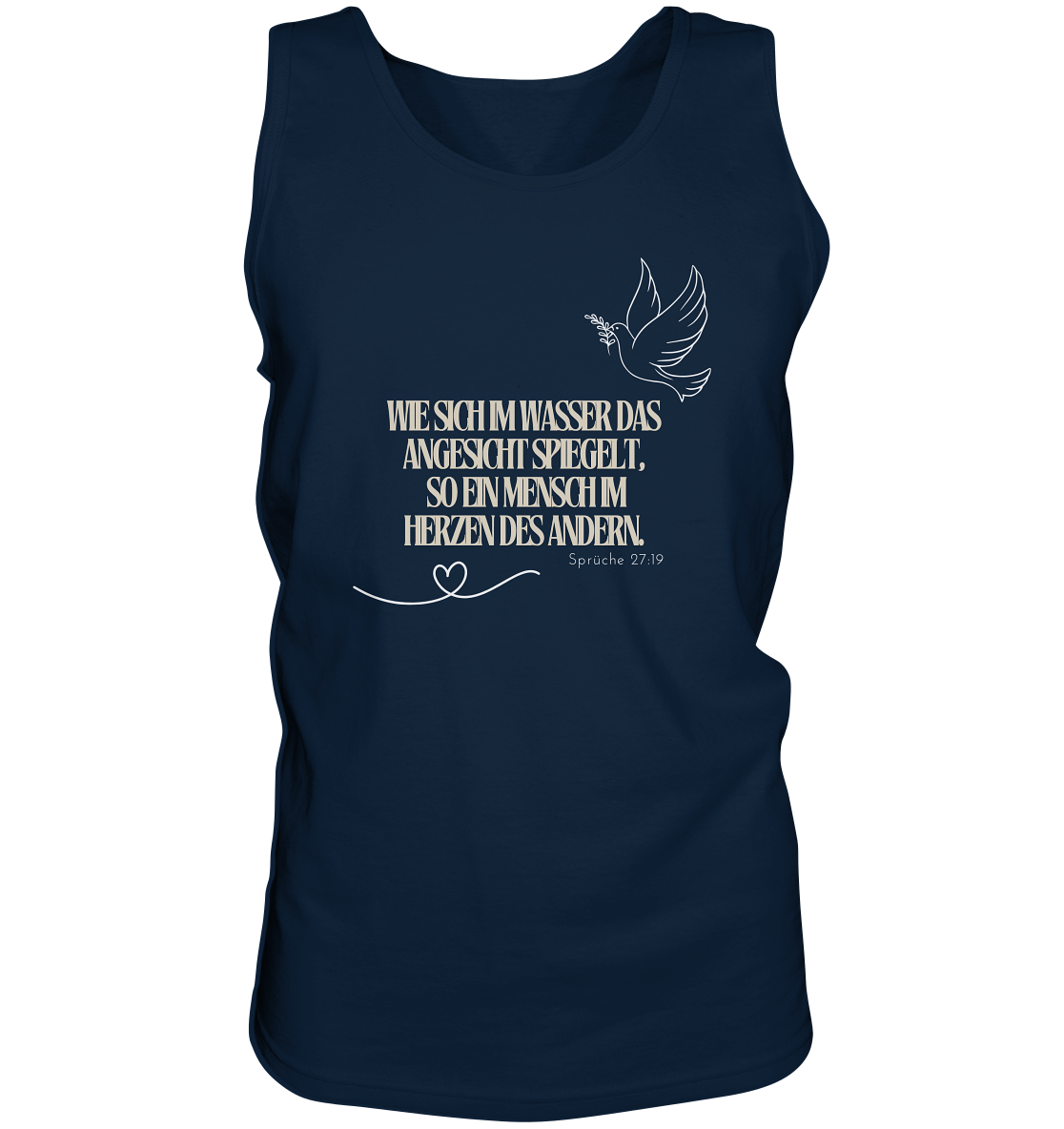 Im Herzen des anderen spiegeln - Tank-Top