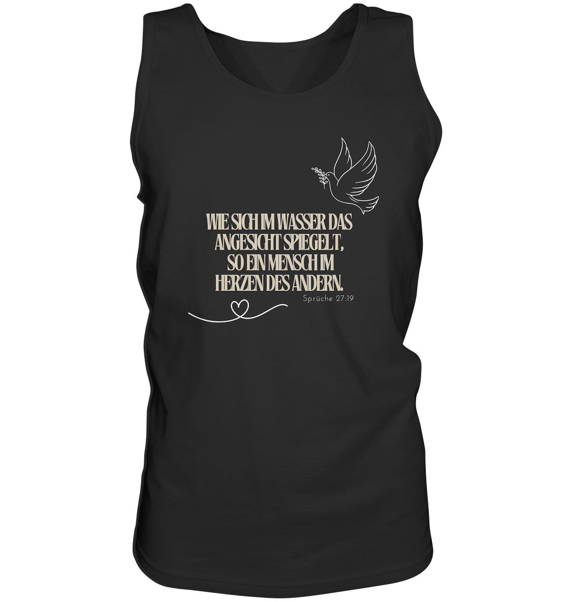 Im Herzen des anderen spiegeln - Tank-Top