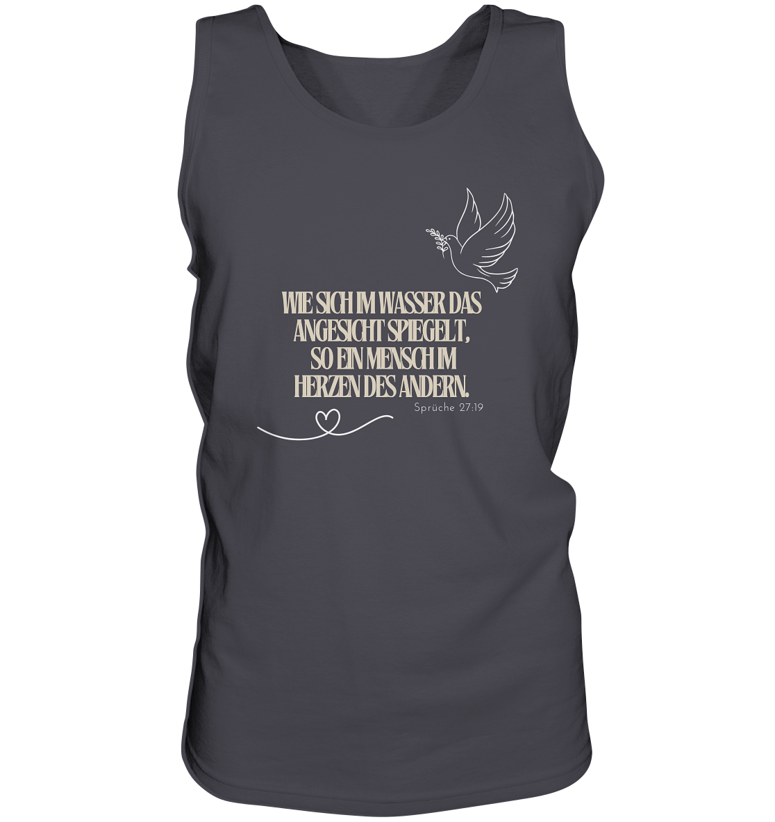 Im Herzen des anderen spiegeln - Tank-Top
