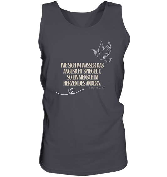 Im Herzen des anderen spiegeln - Tank-Top