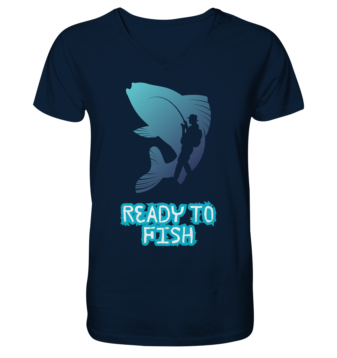 Ready to Fish - V-Neck Shirt