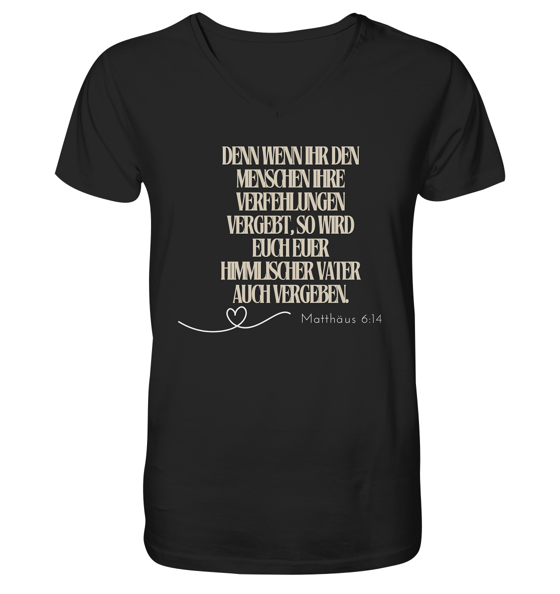 Vergebung - V-Neck Shirt