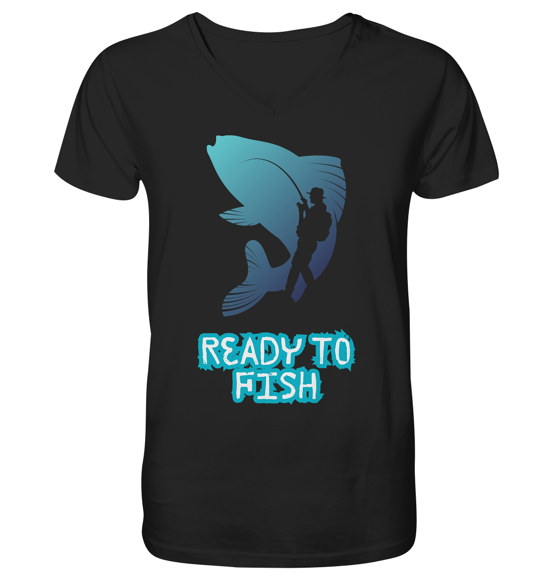 Ready to Fish - V-Neck Shirt