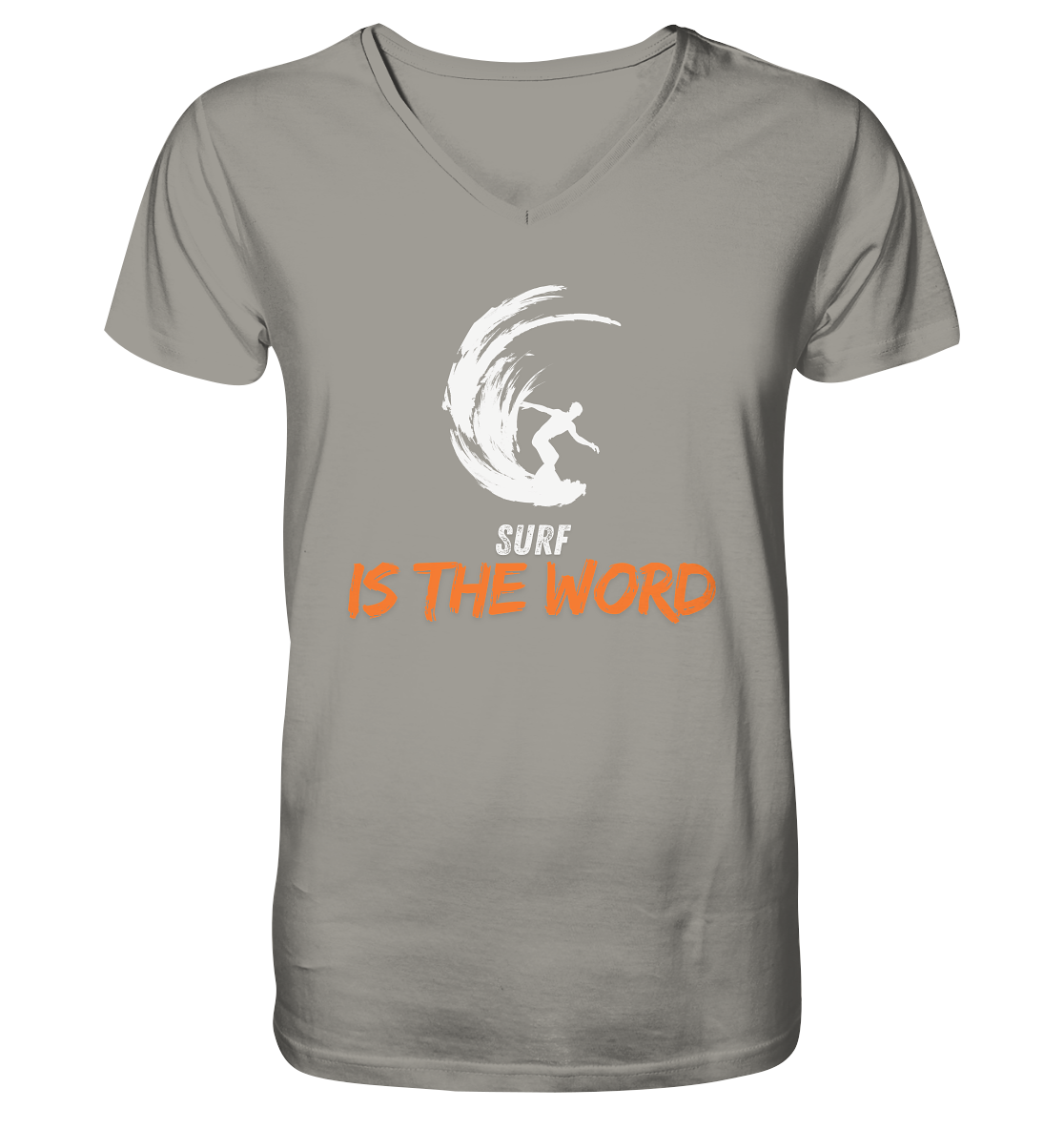Surf is the Word - V-Neck Shirt