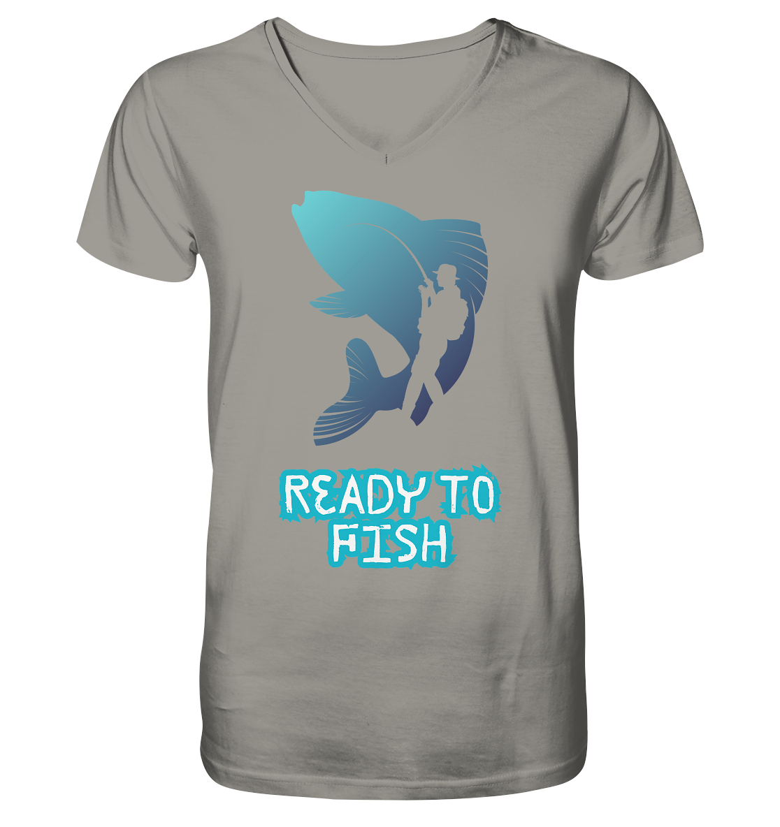 Ready to Fish - V-Neck Shirt