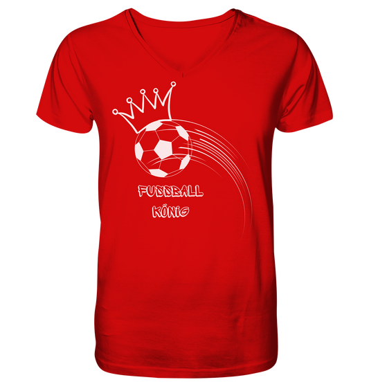 Fussball König - V-Neck Shirt