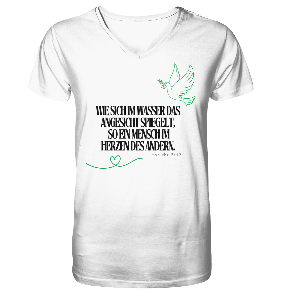 Im Herzen des Menschen - V-Neck Shirt